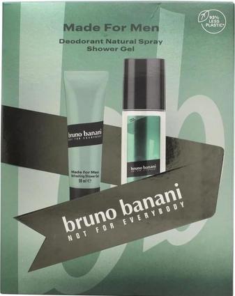 Image du produit Bruno Banani Made for Men Gift Set Déodorant Naturel Spray 75ml + Gel Douche 50ml