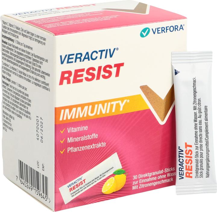 Veractiv Resist Direct Sticks 30 Stk (30 Stück, Granulat, 64 g)