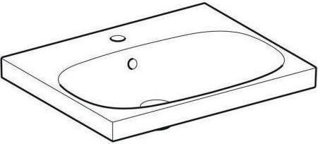 Produktbild Geberit Waschtisch Acanto 60 cm wei 500620012 (480 mm, 600 mm)