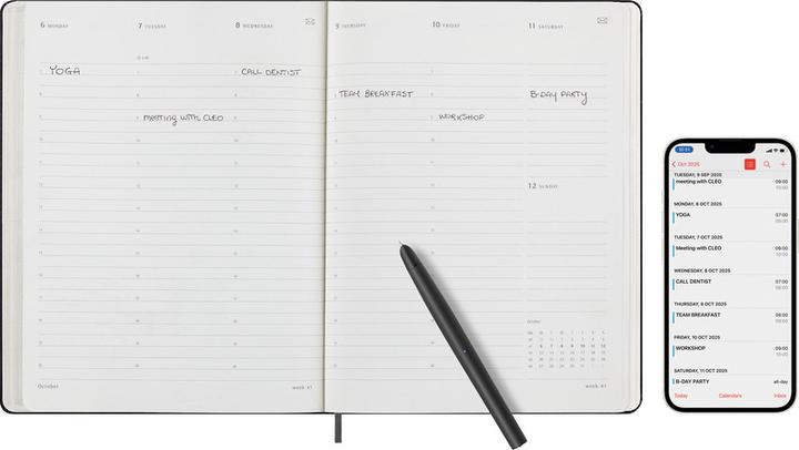 Produktbild Moleskine Smart Kalender (19 x 25 cm, Englisch)