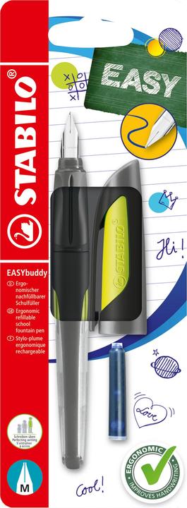 Produktbild STABILO EASYbuddy Schulfüller mit Standard-Feder (Grün, Schwarz, 1 x)