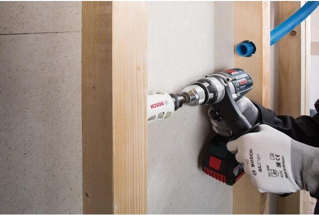 Produktbild Bosch Professional Zubehör 14-teiliges Universal-Set, 1 Lochsäge Progressor for Wood&Metal (22 mm, 25 mm, 32 mm, 35 mm, 40 mm, 44 mm, 76 mm, 60 mm, 51 mm, 64 mm, 20 mm)