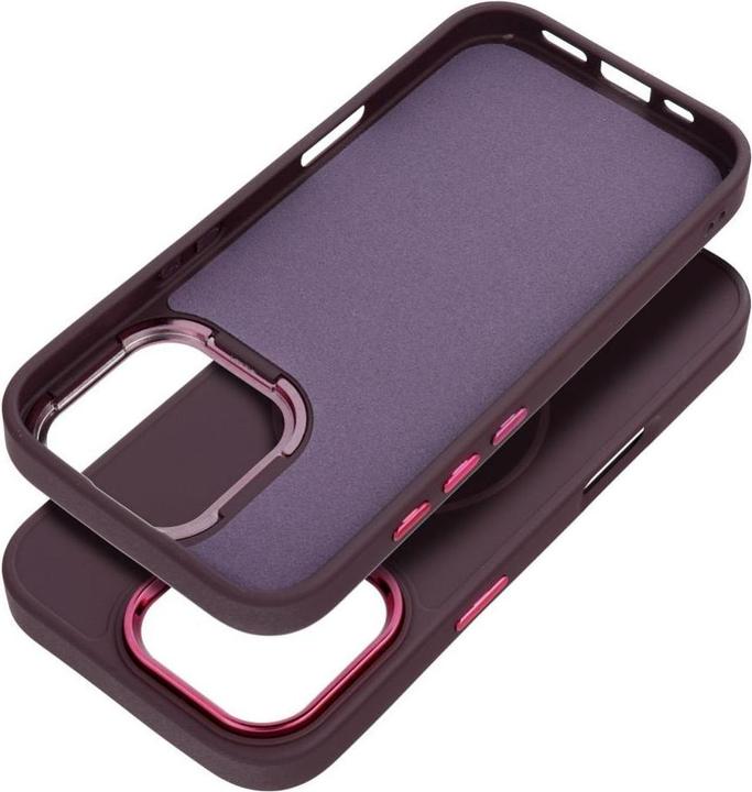 Image du produit 4Kom Back panel cover OEM FRAME MAG COVER Case compatible with MagSafe for IPHONE 12 MINI purple (Apple iPhone 12 mini)