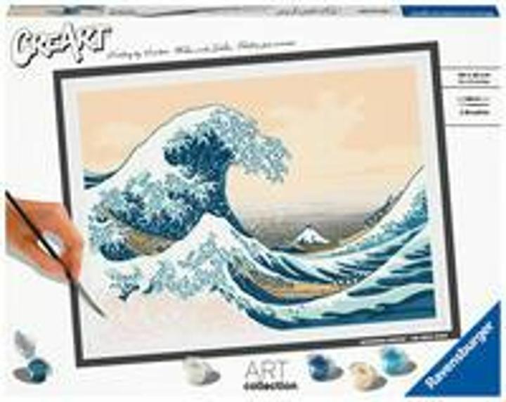 Actual product image Ravensburger Painting by Numbers The Great Wave (Hokusai)