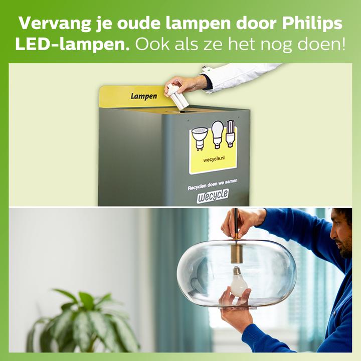 Immagine prodotto Philips Lampada a LED (E27, 5.50 W, 470 lm, 3 x, F)
