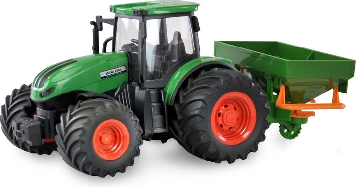 Produktbild Amewi Traktor mit Düngerstreuer, Grün 1:24, RTR (RTR Ready-to-Run)