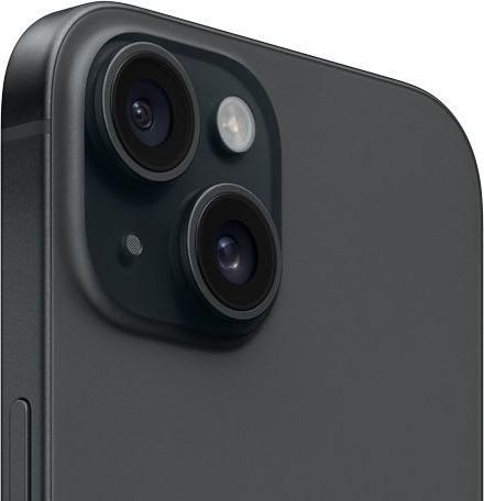 Actual product image Re!commerce iPhone 15 128GB Noir C - Très bon état (128 GB, Black, 6.10", 48 Mpx, SIM + eSIM, B / Very good)