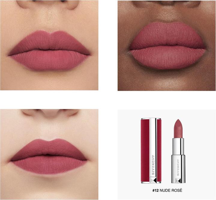Image du produit Givenchy Le Rouge Rouge à lèvres Deep Velvet n° 12 - Nude Rose (12)