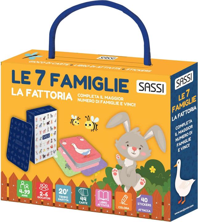 Sassi Giochi di carte. Le sette famiglie. La Fattoria