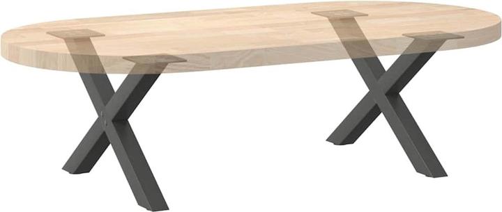 Produktbild VidaXL Esstischbeine X-Form 2 Stk. Anthrazit 70x(72-73) cm Stahl Tischbein