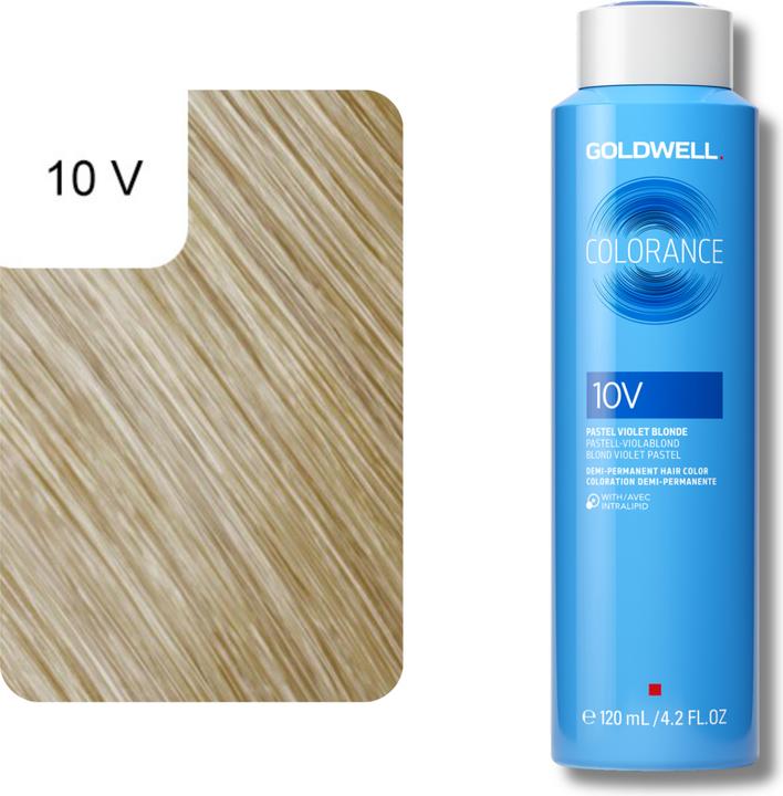 Actual product image Goldwell Colorance - 10V Pastel Violet Blonde (10V pastel violet blonde)