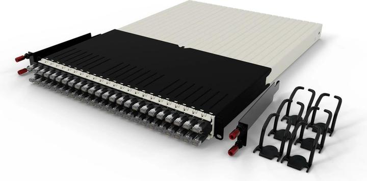 Image du produit PATCHBOX one / 30RU / Cat 6A, STP, 1.8 m, noir (STP, CAT6a, 1.80 m)