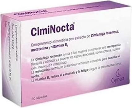 Actual product image Synergia GYNEA Ciminocta 30 Capsules