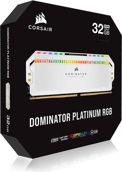 Immagine prodotto Corsair Dominator Platinum RGB (4 x 8GB, 3600 MHz, DDR4-RAM, DIMM)