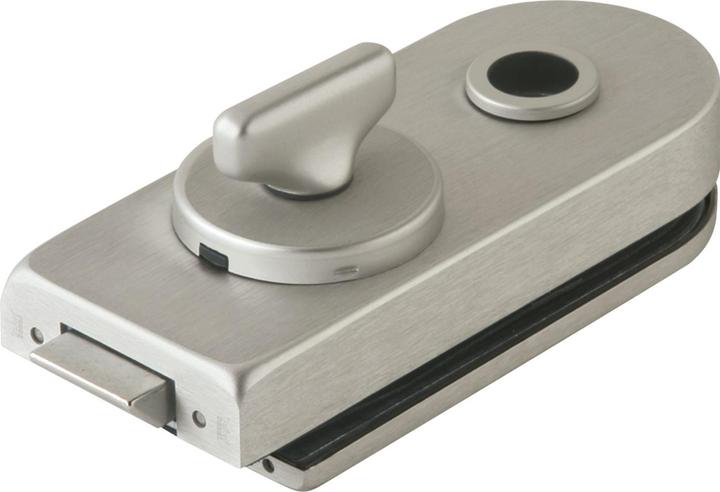 Actual product image Dormakaba DORMA glass door lock Studio Rondo door lock WC/bathroom, 10.206 stainless steel effect (Door handle)