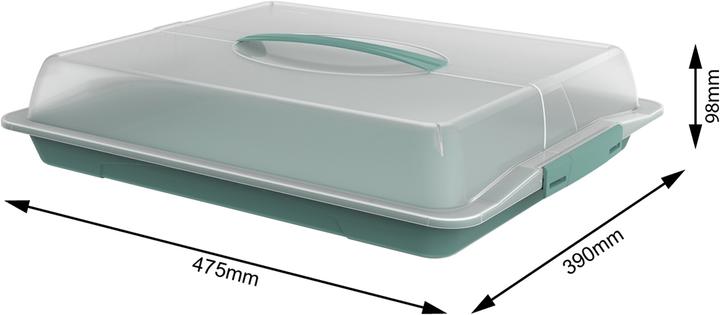 Actual product image Rotho Storage container John 12 l, Green/Transparent