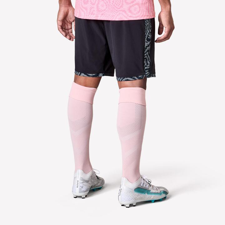 Actual product image Kipsta Damen/Herren Fussball Shorts - Viralto II Snake schwarz/grau (L)