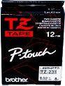 Produktbild Brother taśma TZ-231 (black on white) (Weiss)