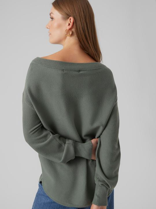 Produktbild Vero Moda VMNANCY LS BOATNECK PULLOVER GA EXC Strickpullover (S)
