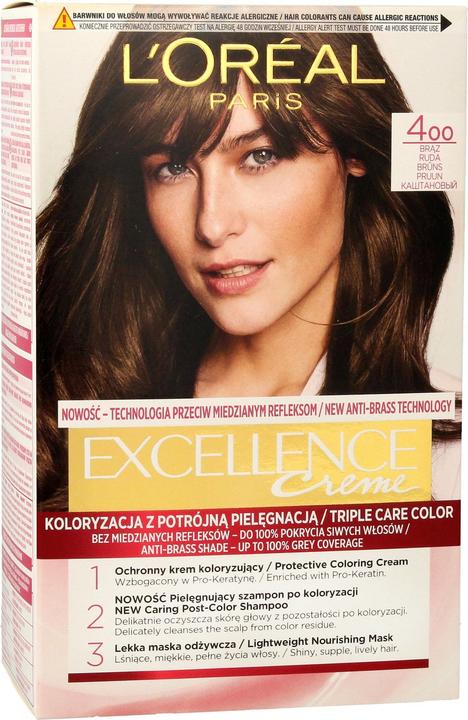 L'Oréal Paris L'Oreal Paris Excellence Creme Cream coloring 4 bronze (4)
