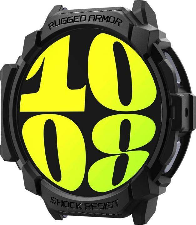 Actual product image Spigen Rugged Armor Samsung Watch 7 44mm czarny/black ACS08337