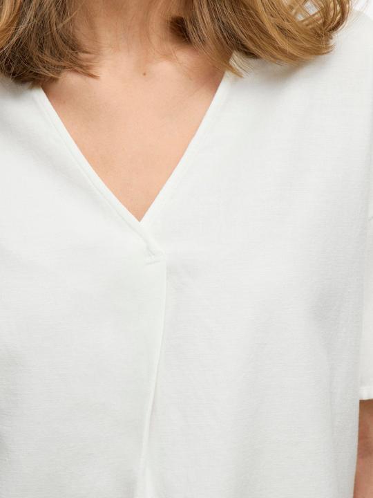 Actual product image Vila V-Ausschnitt Oberteil mit kurzen Ärmeln (38)