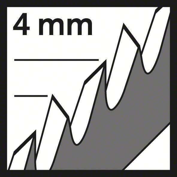 Produktbild Bosch Professional Zubehör PRO Wood precise T344DP Stichsägeblatt, 152 mm, 3-tlg.