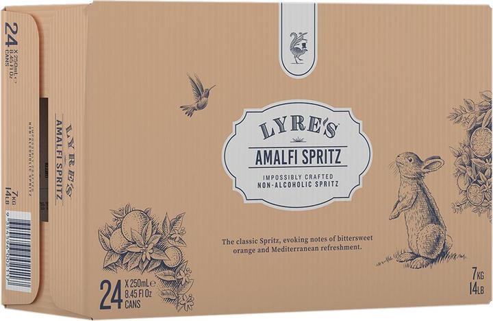 Produktbild Lyre's Amalfi Spritz alkoholfrei 24 x 250 ml (24 x 25 cl)