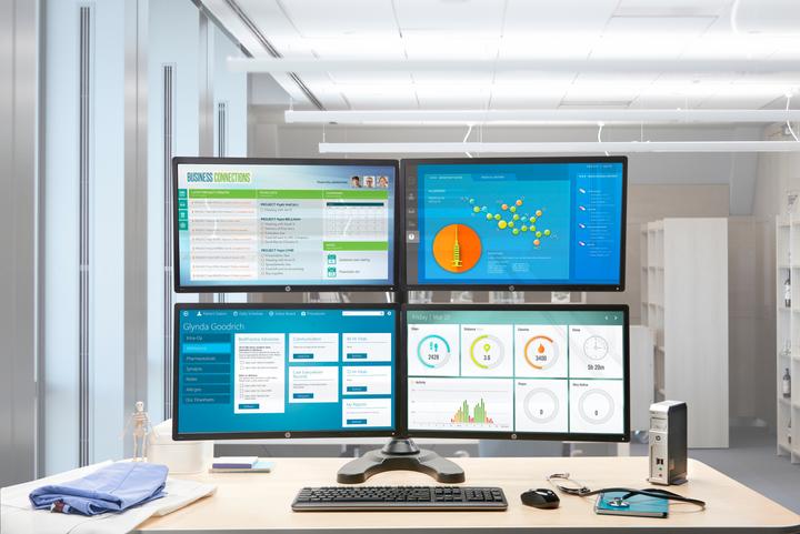 Produktbild HP Quad-Display t310 - Zero Client - DTS - 1 Tera2140 (Teradici Tera2140, 0.50 GB)