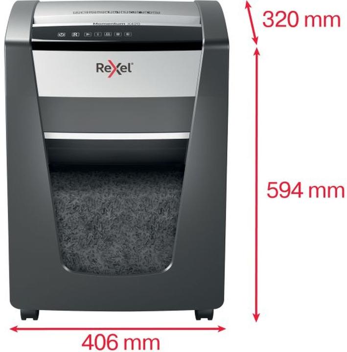 Actual product image Rexel MOMENTUM SHREDDER X420 (Particle cut)
