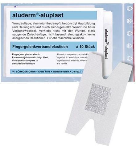 Actual product image Söhngen aluderm aluplast finger joint plaster elastic 4x7.2cm, single, 10 pcs. (10 x)