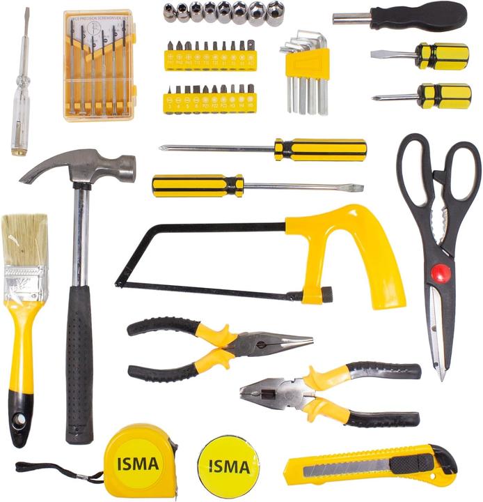 Produktbild Isma 54-teiliges Werkzeugset mit robustem Koffer (54 Teile)