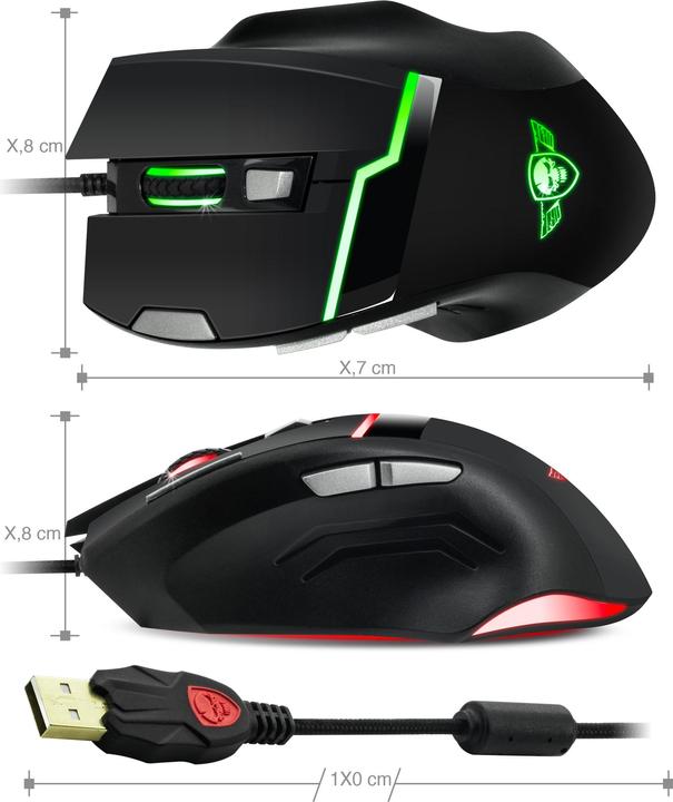 Actual product image Spirit Of Gamer Elite M10 Pack (Cable)