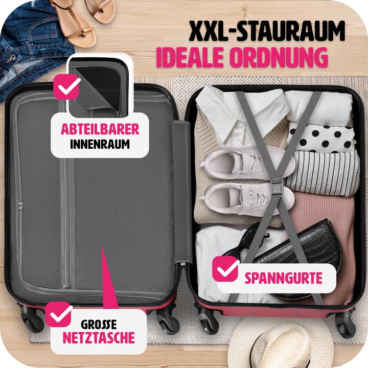 Produktbild tectake Hartschalenkofferset (95 l, M (50 - 90l), L (90 - 115l))