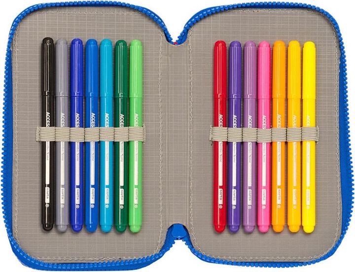 Actual product image Safta Cars ""Race Ready"" case incl. pencils, sharpener and eraser (28 pieces)
