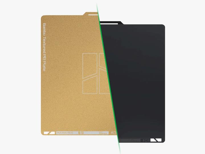 Actual product image Bambu Lab Dual-Texture PEI Plate - X1-X1E-P1 Series (Printing bed)