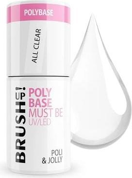 Actual product image Brush up Brushup Poly Base Must Be Uv Led Hybrid Makeup Base Poli Jolly All Clear 5g