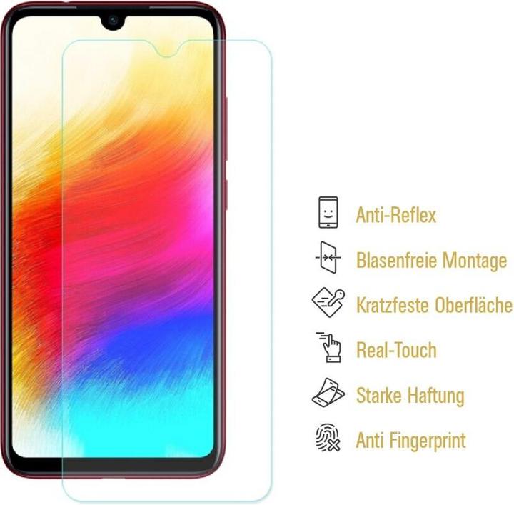 Produktbild Protectorking 3x Panzerfolie Anti-Shock matt entspiegelt (3 Stück, Xiaomi Redmi Note 7)