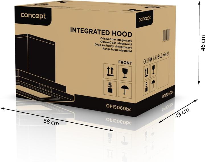 Actual product image Concept OPI5060BC (Flat-screen hood)