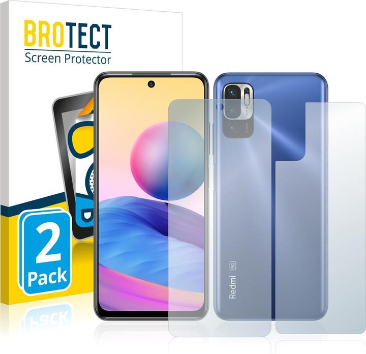 Produktbild BROTECT Entspiegelungsfolie Displayschutz Displayschutzfolie Folie Matt (2 Stück, Xiaomi Redmi Note 10 5G)