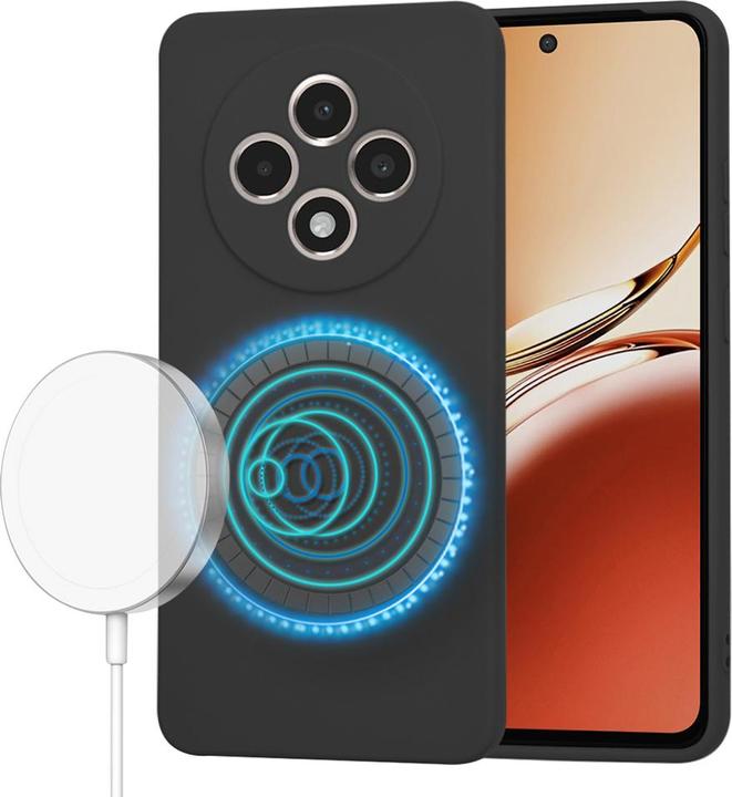 Produktbild Techsuit - SoftFlex MagSafe - Oppo Reno12 F 4G / Reno12 F 5G / Reno12 FS 4G / Reno12 FS 5G - Black (Oppo Reno12)