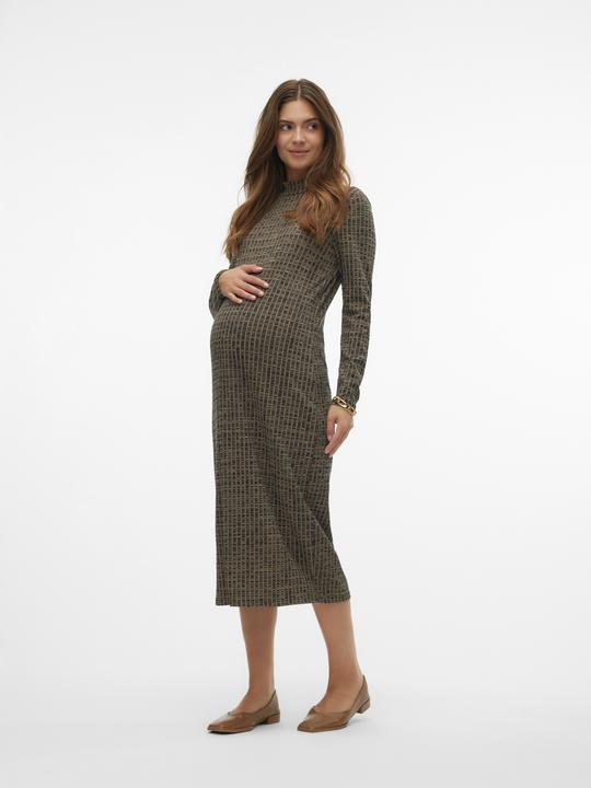 Produktbild Mamalicious Normal geschnitten Hoch geschlossen Midikleid Kleid (L)