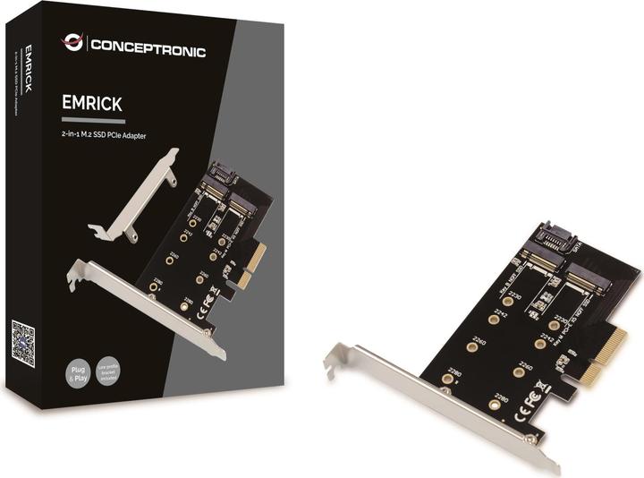 Immagine prodotto Conceptronic EMRICK M.2 NVMe SSD PCIe Adapter