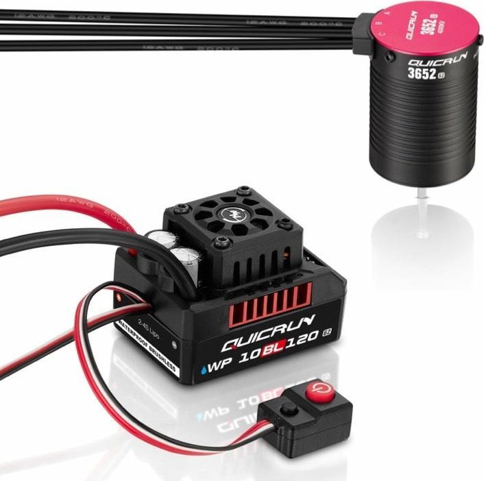 Immagine prodotto Hobbywing Combo WP10BL120G2 con 3652SL-5400KV-G2
