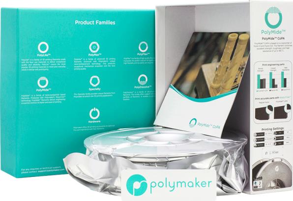 Image du produit Polymaker 70809 Filament PA (polyamide) 2 (Nylon, 2.85 mm, 750 g, Noir)