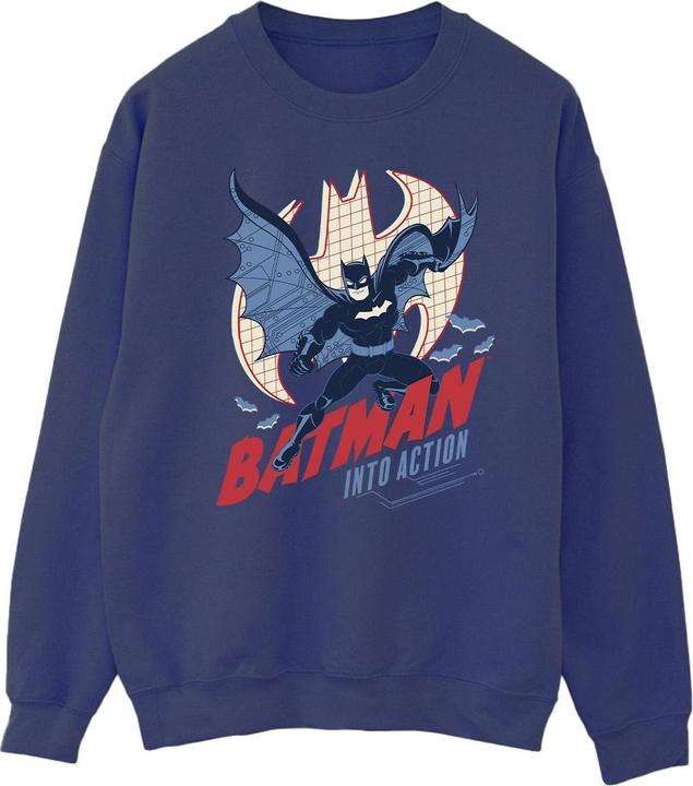 Produktbild Batman Into Action Sweatshirt aus Baumwolle (XL)