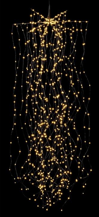 Produktbild STT LED Lichterkette Angel Hair Waterfall 1.5 m, Schwarz