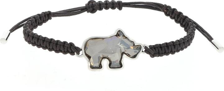 Swarovski Bracelet rhinoceros brown 5352842 (19 cm, Rhodium plated)