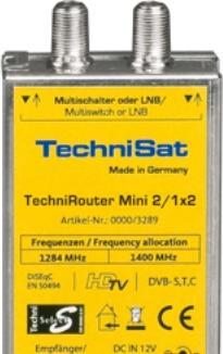 Produktbild TechniSat TechniRouter Mini 2/1x2 (Einkabellösung)