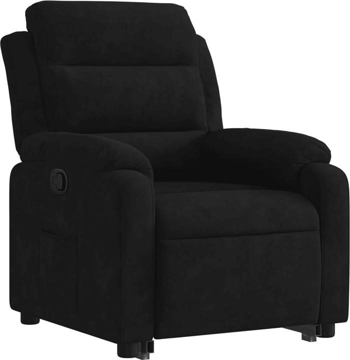 Produktbild VidaXL Relaxsessel Aufstehhilfe Sessel Fernsehsessel Liegesessel Schwarz Samt